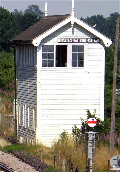 Barnetby East signal box in 2006