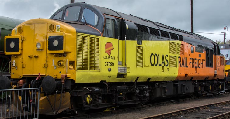 Colas Rail Freight Class 37 099 