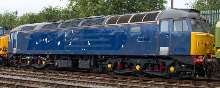 Class 47853 at Barrow Hill 