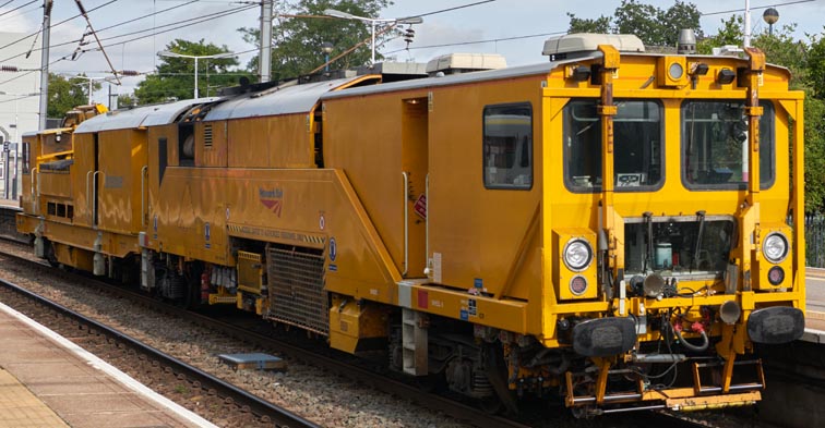 Network Rail Stone Blower YZA DR80214 at Bedford in 2021