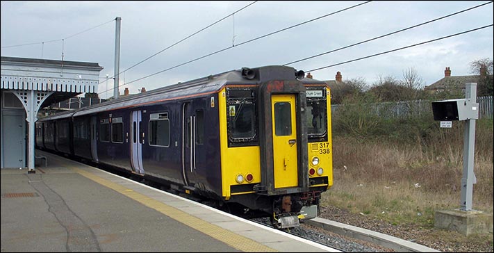 West Anglia Great Northern (WAGN) class 317 338 
