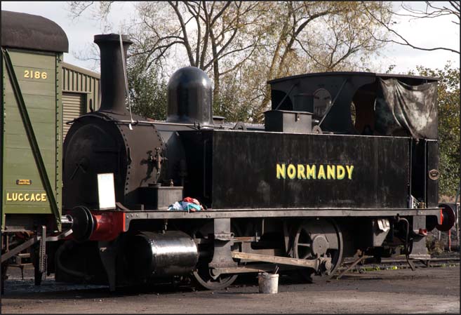 0-4-0T Normandy at The Bluebell Railway 