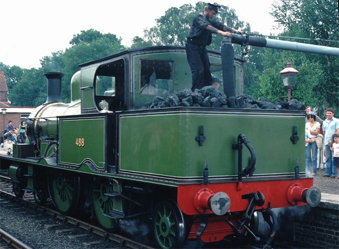 London & South Western Railway Adams 'Radial Tank' no 488