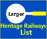  Full page Heritage Railways List