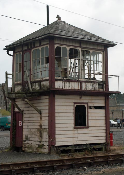 signal box is on the site of Steam Town Carnforth named Selside 