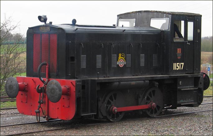 0-4-0 11517 in British Railways black