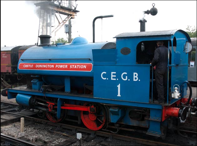 0-4-0ST Castle Donnington Power station G.E.G.B 1 at the Colne Valley Railway