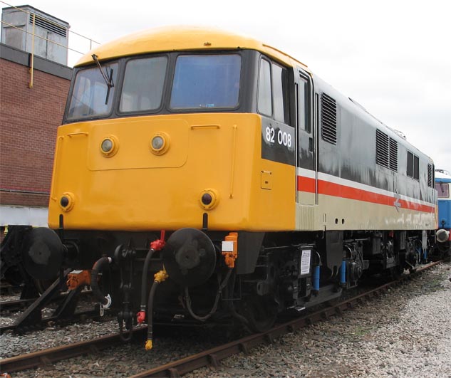Class 82008 in British Rail livery 