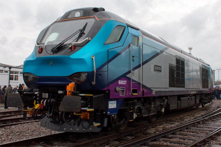 TransPennine Express class 68027 Splendid