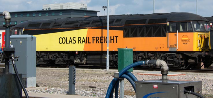 Colas Rail class 56087 at the Etches Park