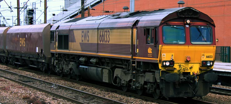 Class 66133 at Doncaster