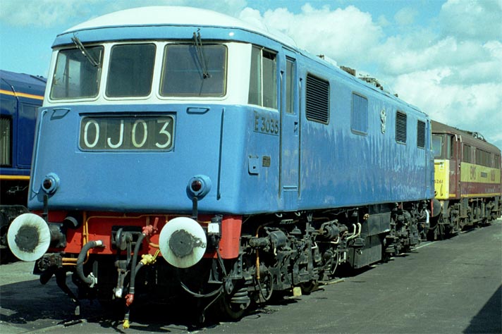 E3035 at the Doncaster works open day in 2003