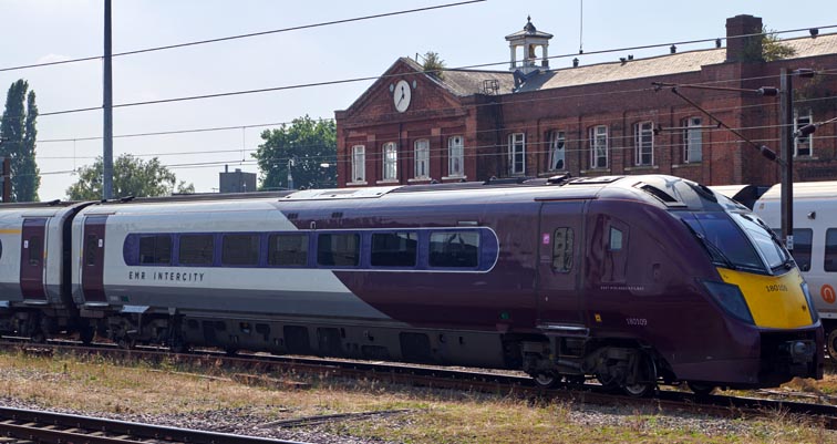 EMR Intercity class 180109 at Doncaster 