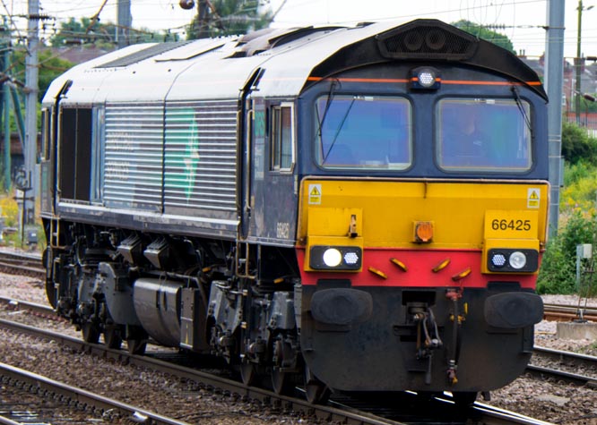 Class 66425 at Doncaster light engine 