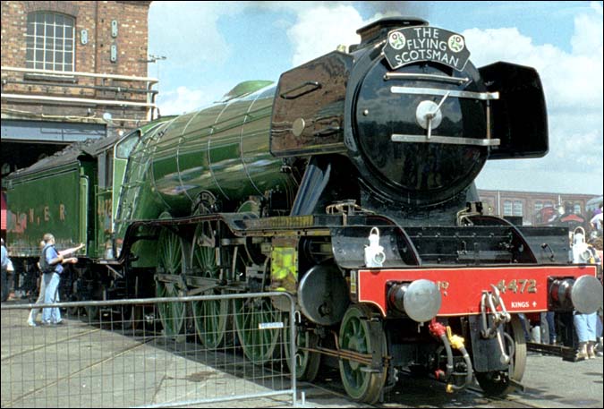 A3 4772 Flying Scotsman at the Doncaster Works Open day 2003 