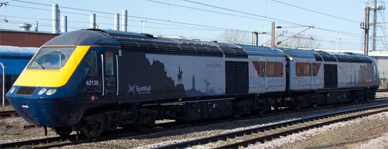 ScotRail HST power cars 43138 and 43182
