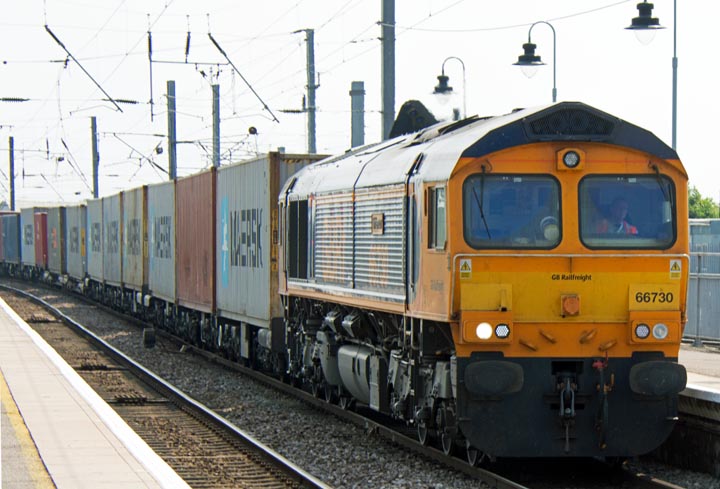 class 66730 at Ely 
