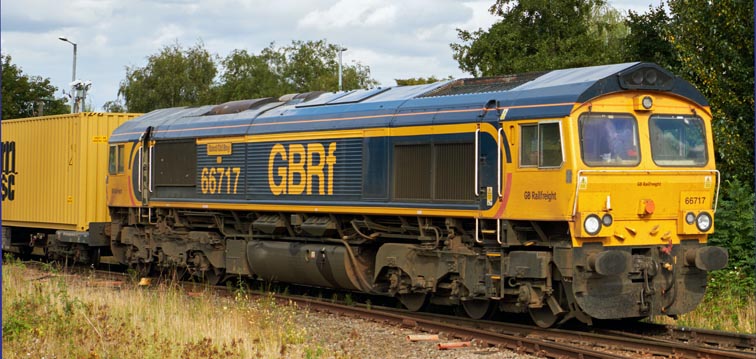 GBRf class 66717 at Ely station