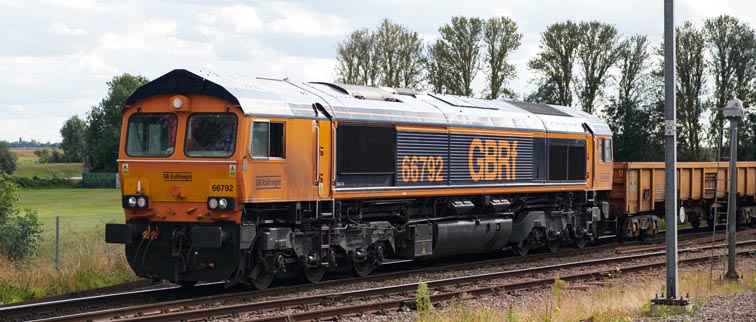 GBRf class 66792 at Ely station 13th of September 2021