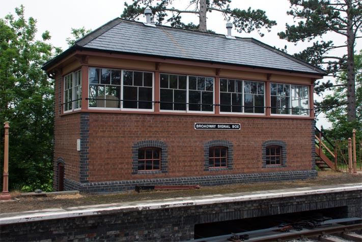 Broadway signal box not in use