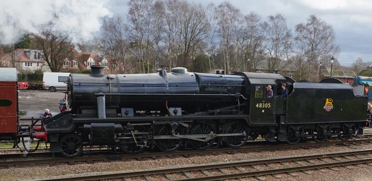 8F 2-8-0 48305 at Quorn and Wood House 