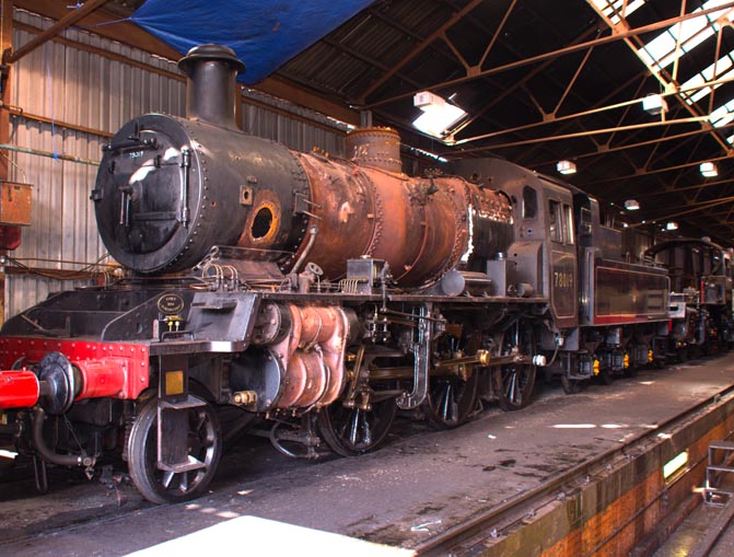 78019 in the shed at Loughborough 