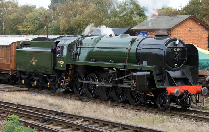 9F 2-10-0 92214 at Quorn and Woodhouse 