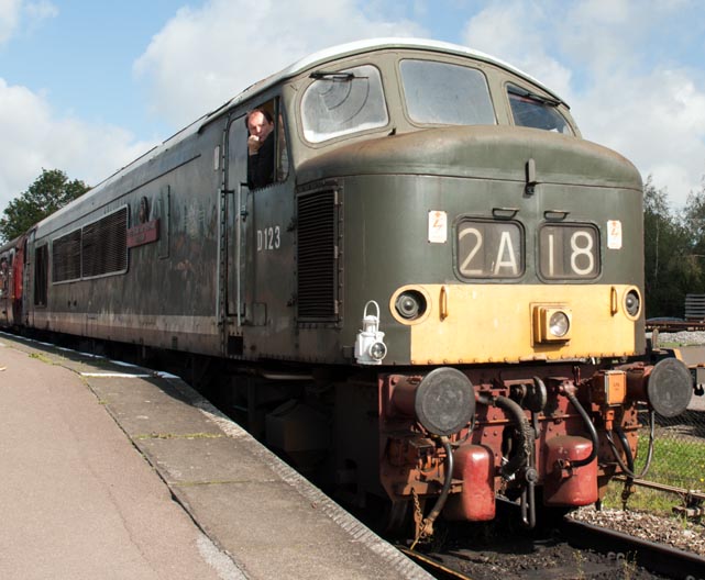 D123 at Quorn & Woodhouse station 