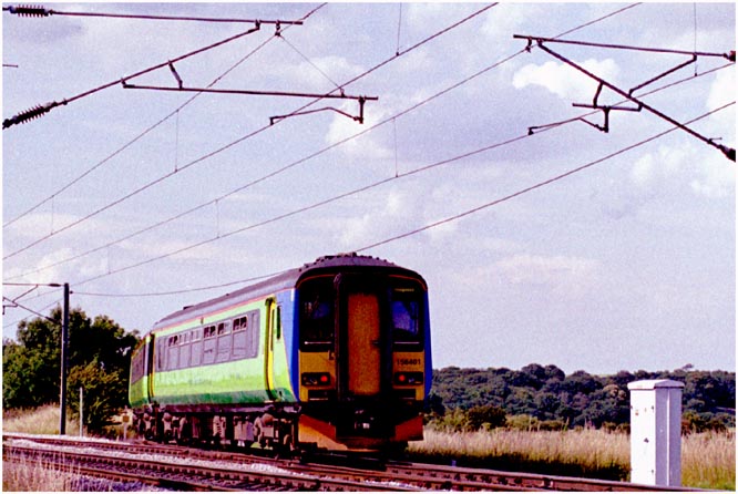 The old Barkston Junction with Central Trains 156401 
