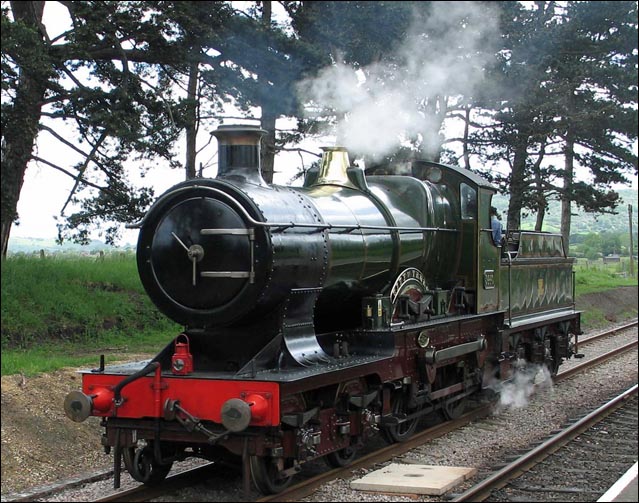 City of Truro in 2006 at the The Gloucestershire Warwickshire Railway 