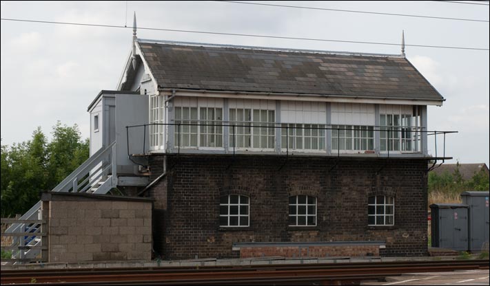 Helpston signal box on the 16th August 2010