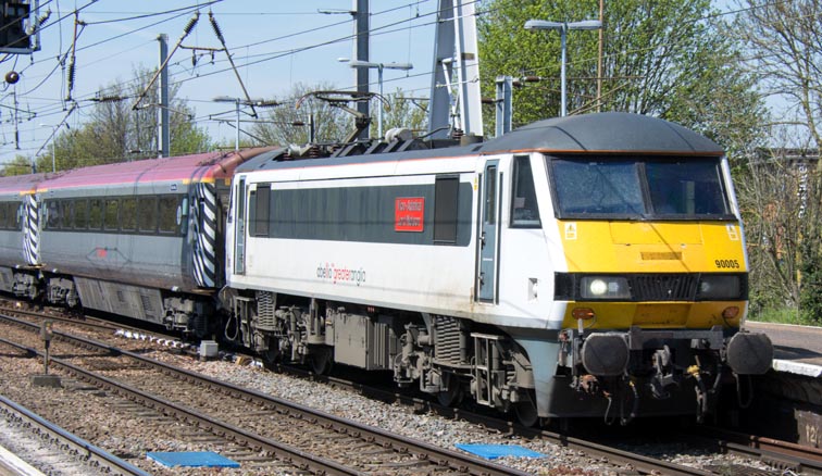 Greater Anglia Class 90005 