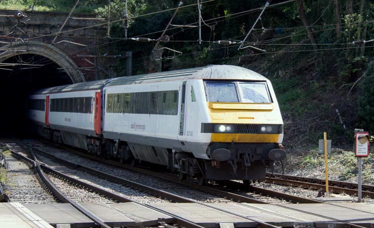  Greater Anglia DVT 82143 on a Norwich train