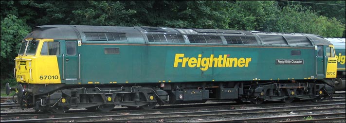Freightliner Class 57010 Freightliner Crusader In Iswich Depot in 2005
