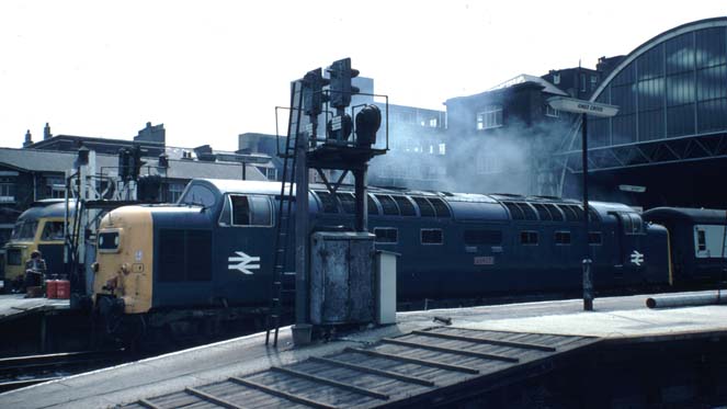 Class 55 Deltic Tulyar at Kings Cross