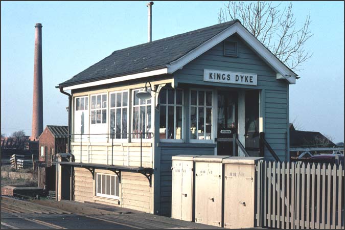 Kings Dyke signal box