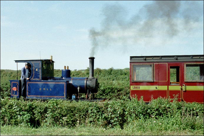 0-6-0T Doll  at the Leighton Buzzard Railway narrow gauge railway in 2006 