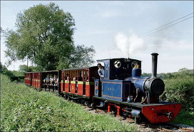 Narrow Gauge locomotive "Doll" at The Leighton Buzzard Railway in 2006