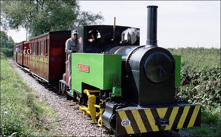 Sezela no.4 at The Leighton Buzzard Railway narrow gauge railway in 2006 