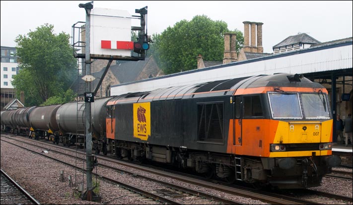 Class 60 007 at Lincoln in 2008