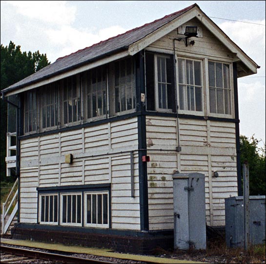Littleport signal box after the wires came  to Littleport