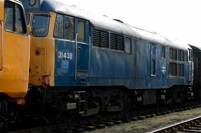 class 31438 at Dereham on Friday 19th of March 2010