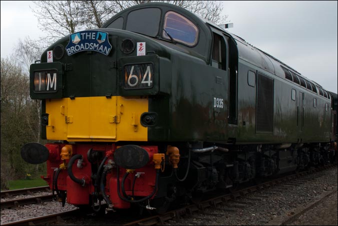 D 335 on 30th March 2012 during the Diesel Gala