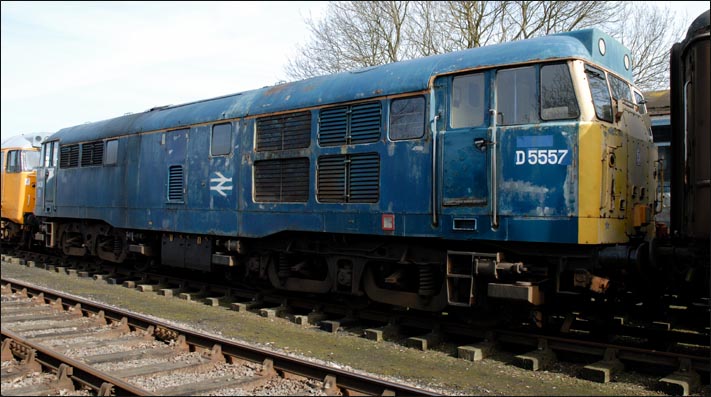 D 5557 at Dereham on Friday 19th of March  2010