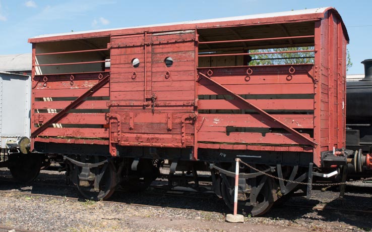 Cattle wagon at the Mangapps Railway Museum