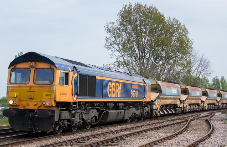 GBRf class 66761 at March South Junction 