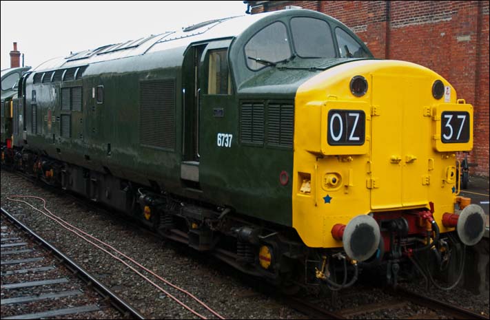 Class 6737 in British Railway green