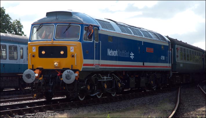 Class 47596 in Network South East colours 