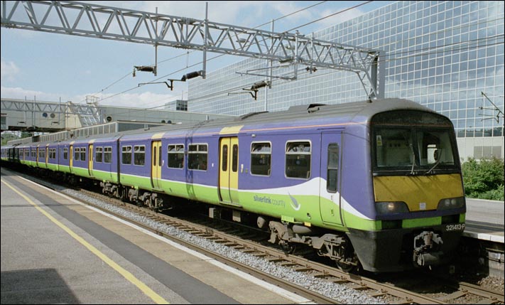 Siverlink County class 321413P in Milton Keynes station in 2005 