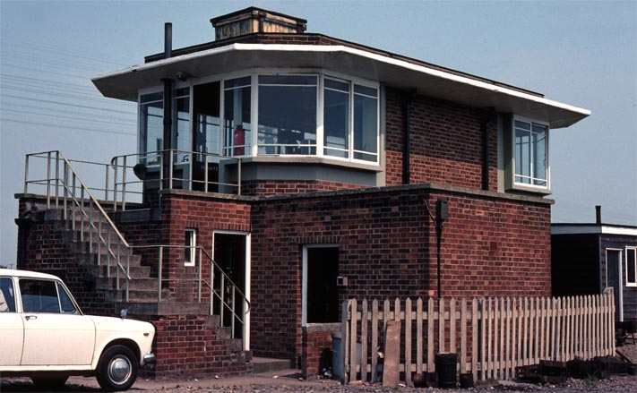Murrow West signal box from the rear